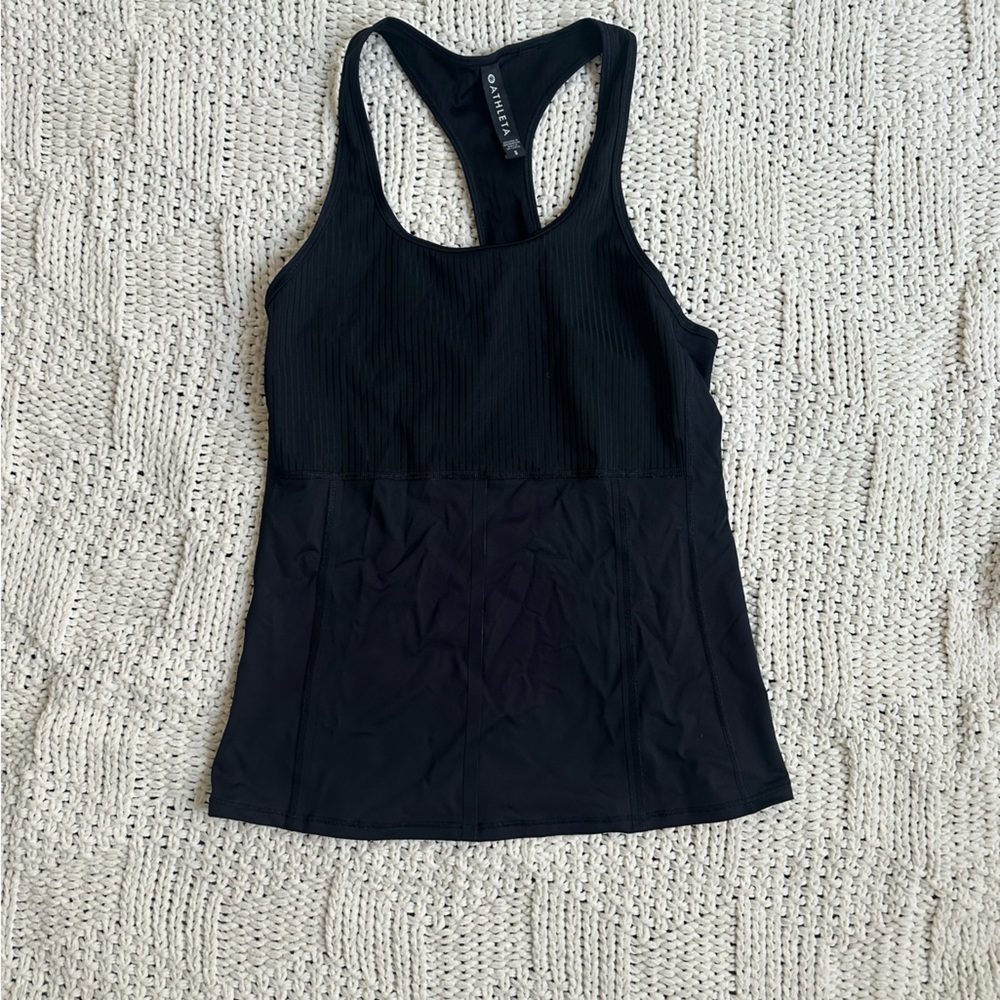 Athleta black workout top